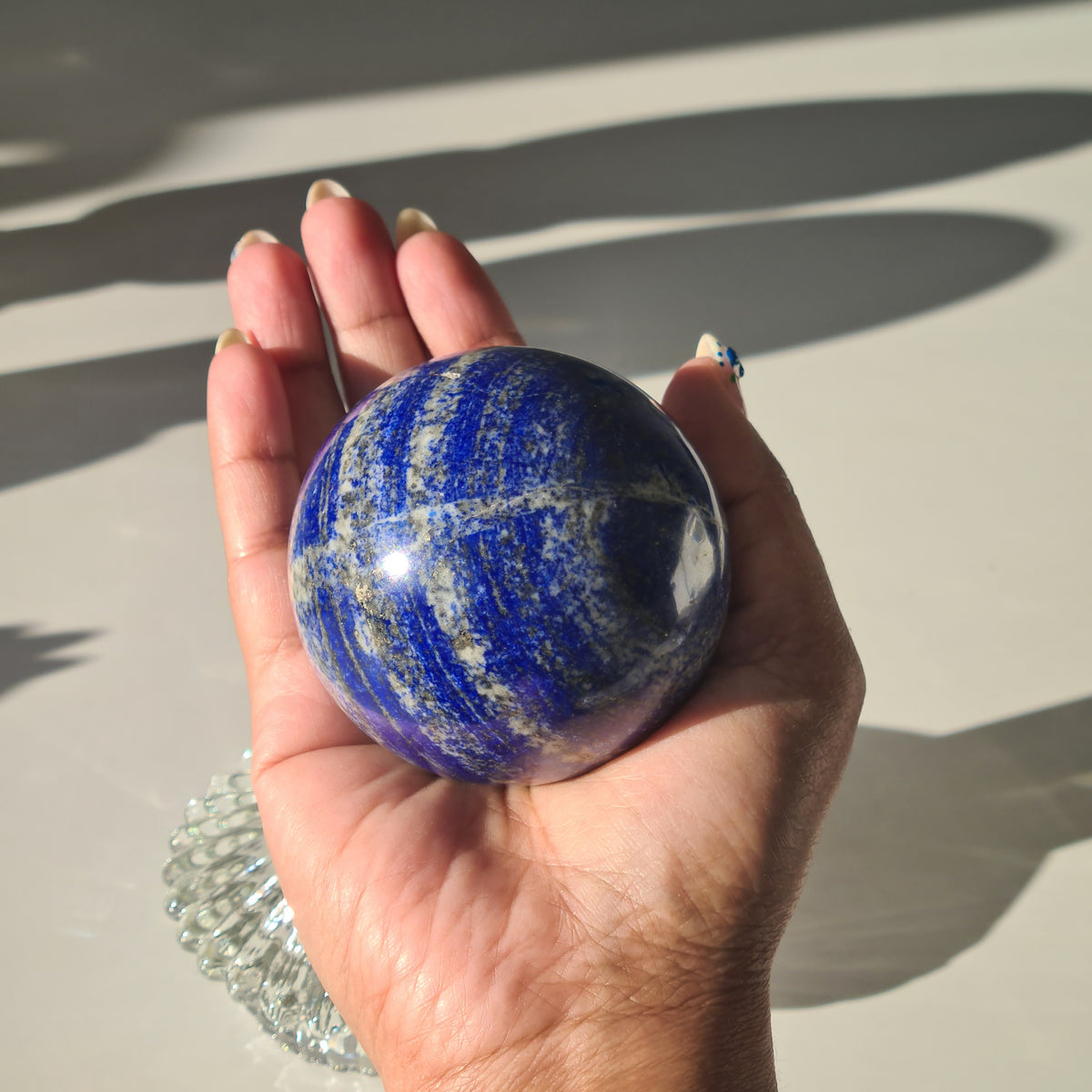 Lapis Lazuli Sphere with stand