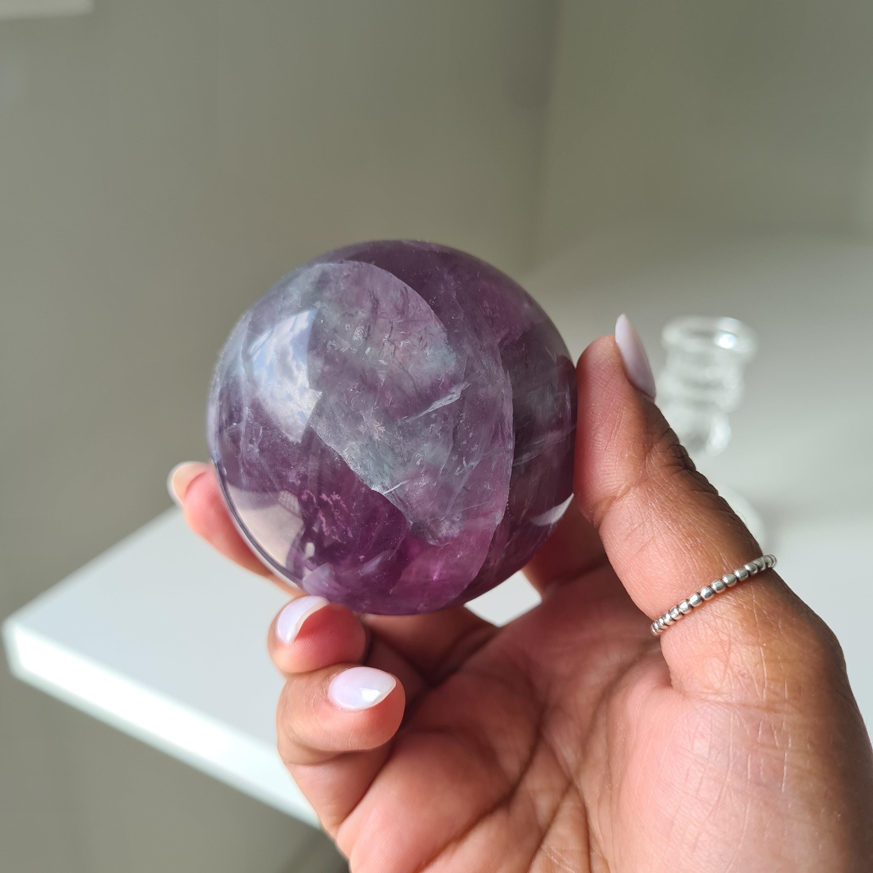 Intergalactic Fluorite with stand | e | 5.8 cm