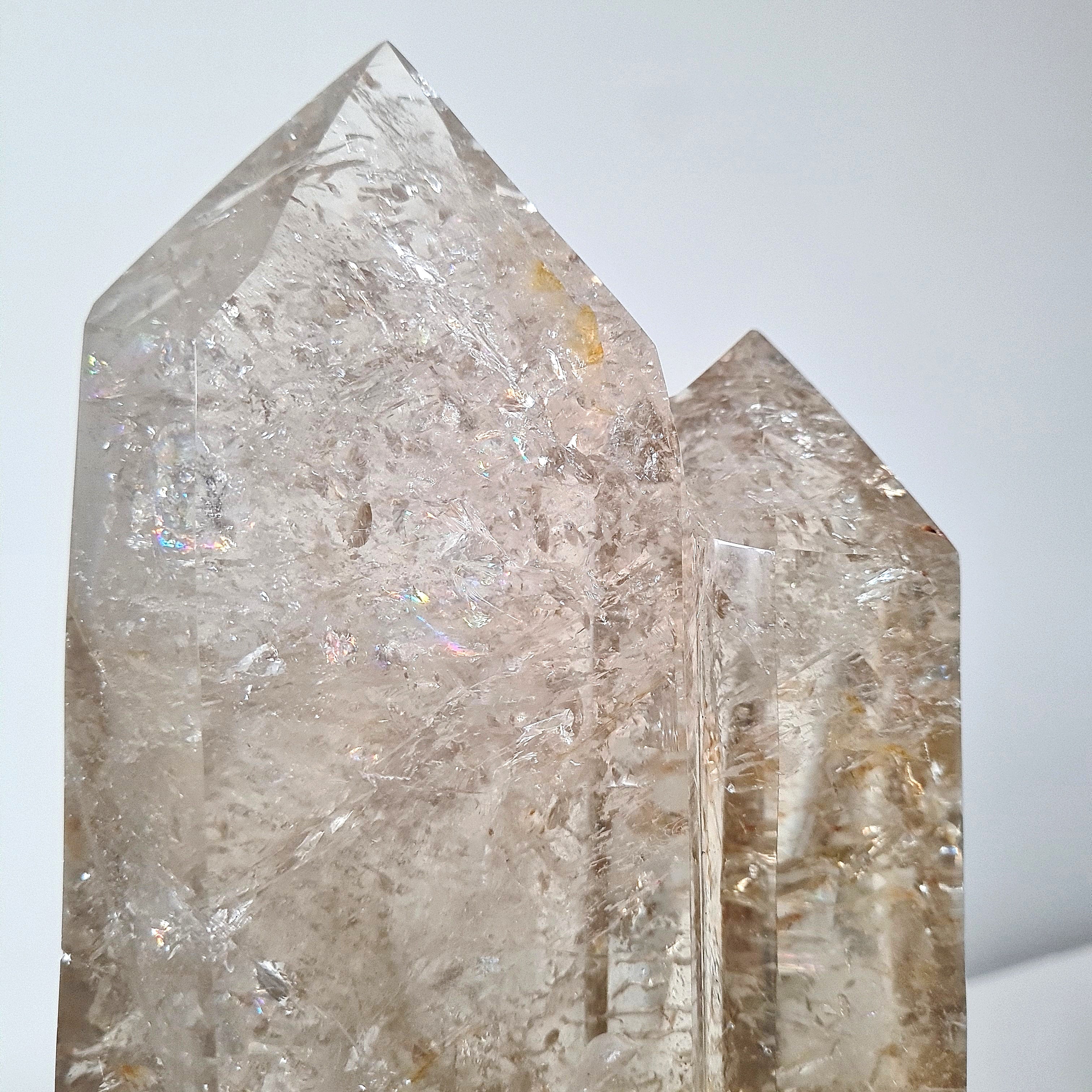 Smoky Citrine Statement Piece on Stand | 32.5 cm with stand