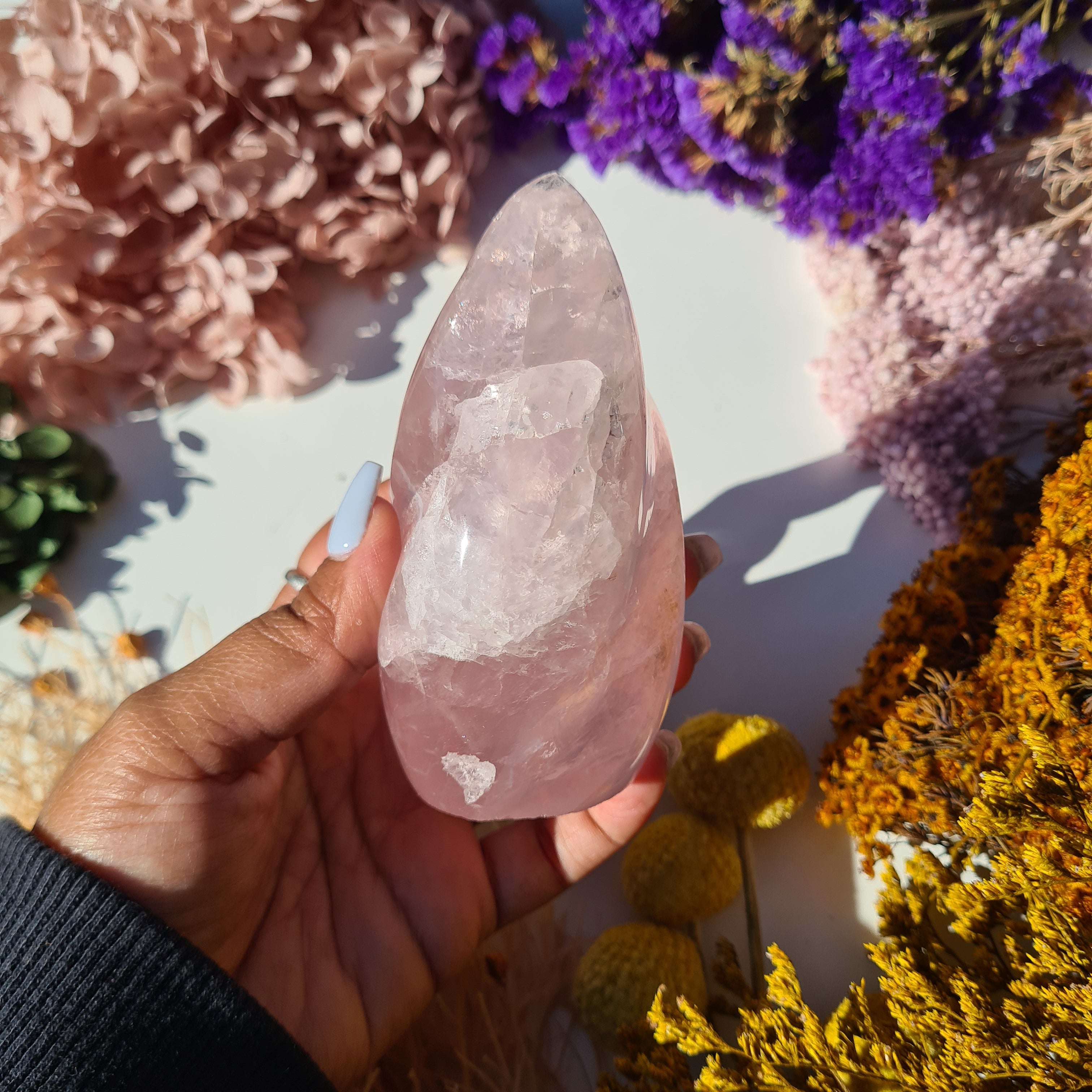 Rose Quartz Flame | 369 g