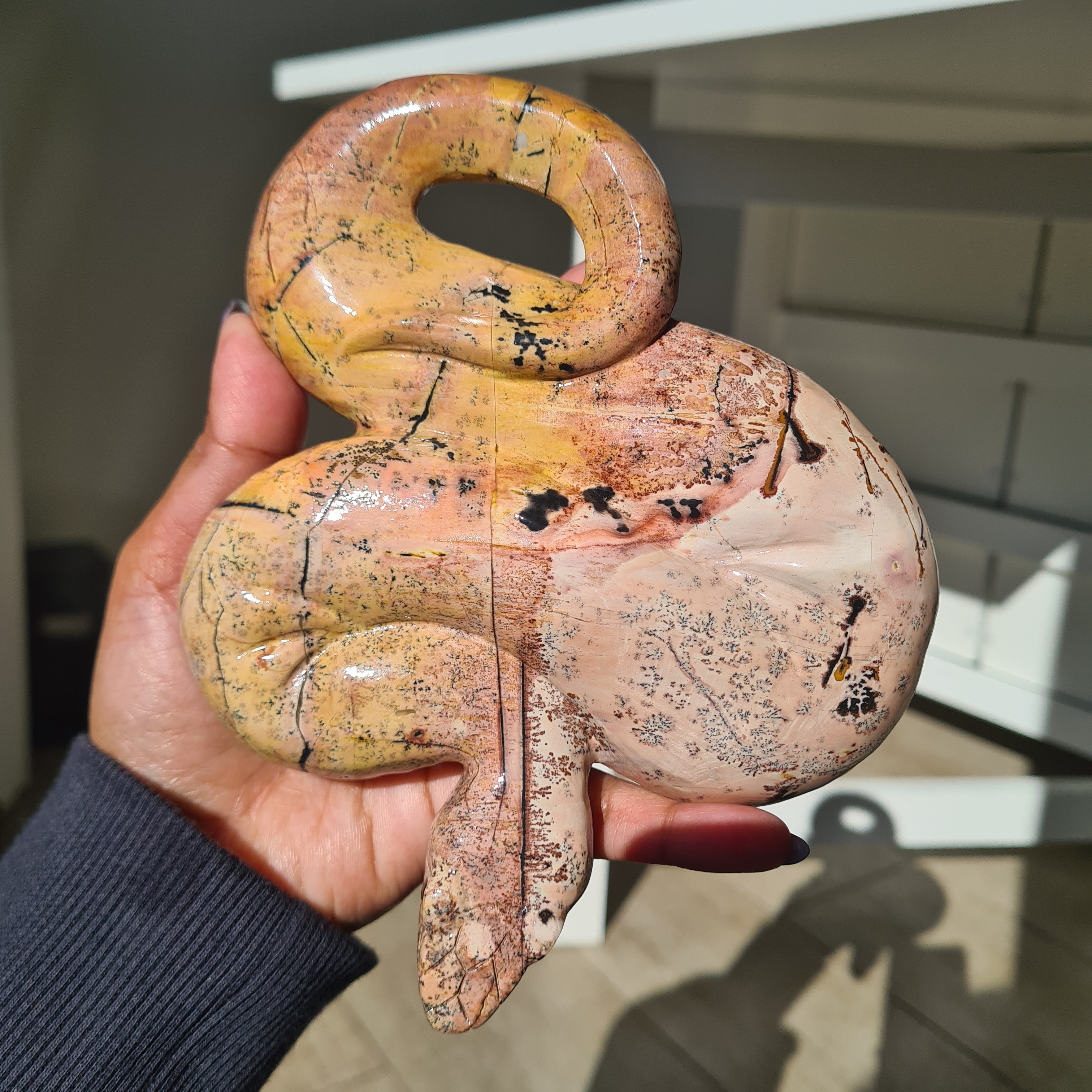 Picture Jasper Serpent | A | 538 g | 16 cm