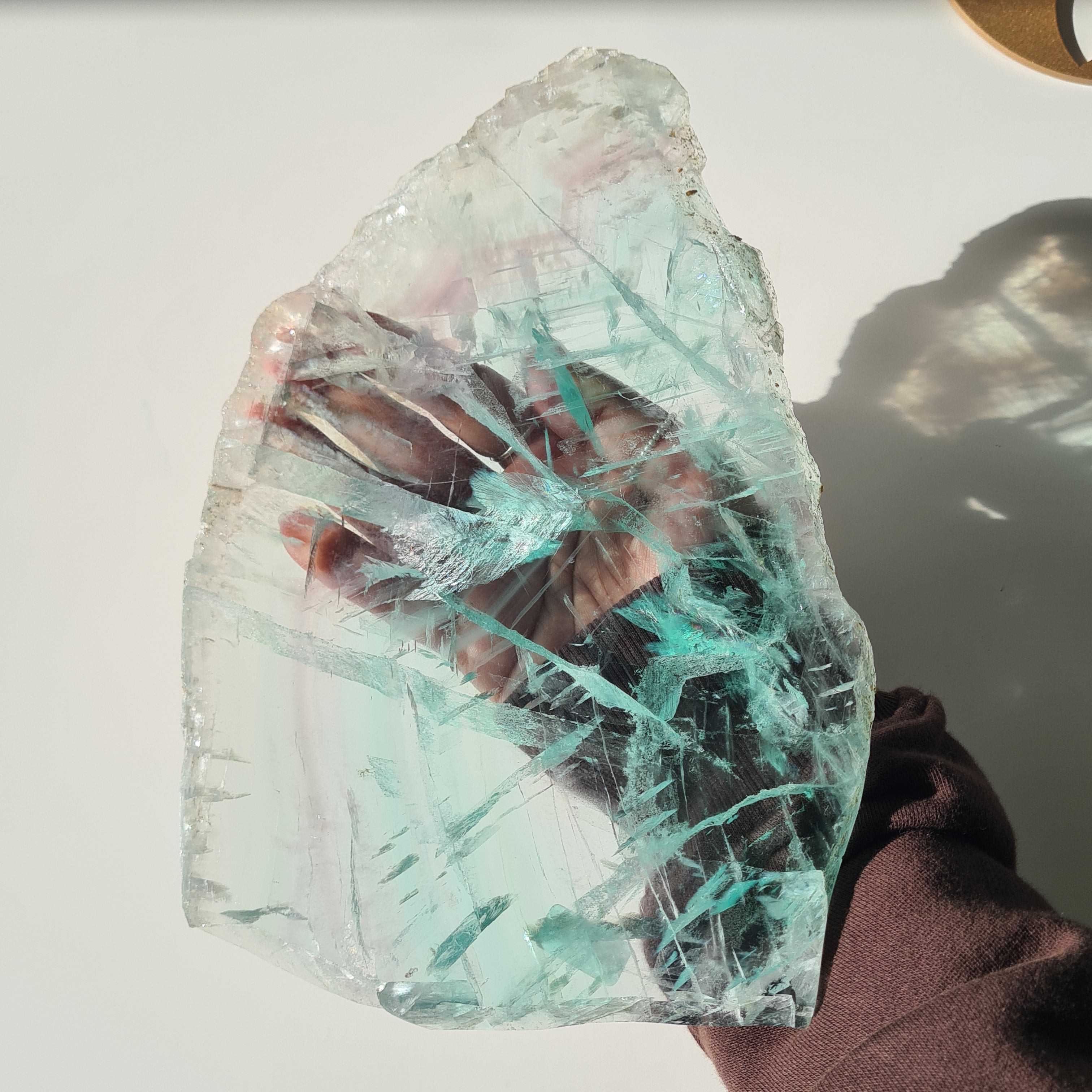 Fluorite Dream Portal On Custom Stand | 35 cm tall with stand