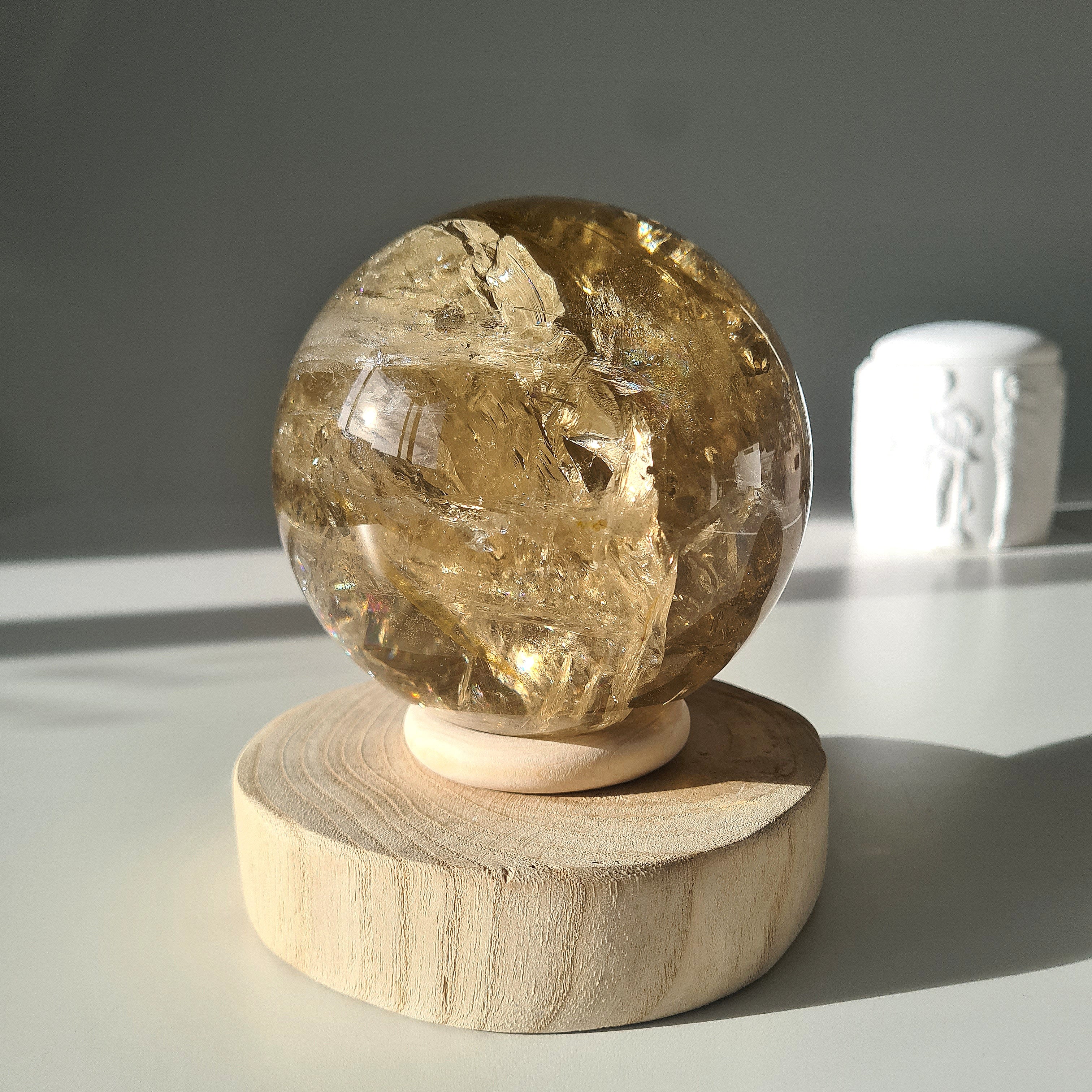 Citrine Sphere | Abundance, Forture & Joy | A Collector’s Piece | 1.5 kg