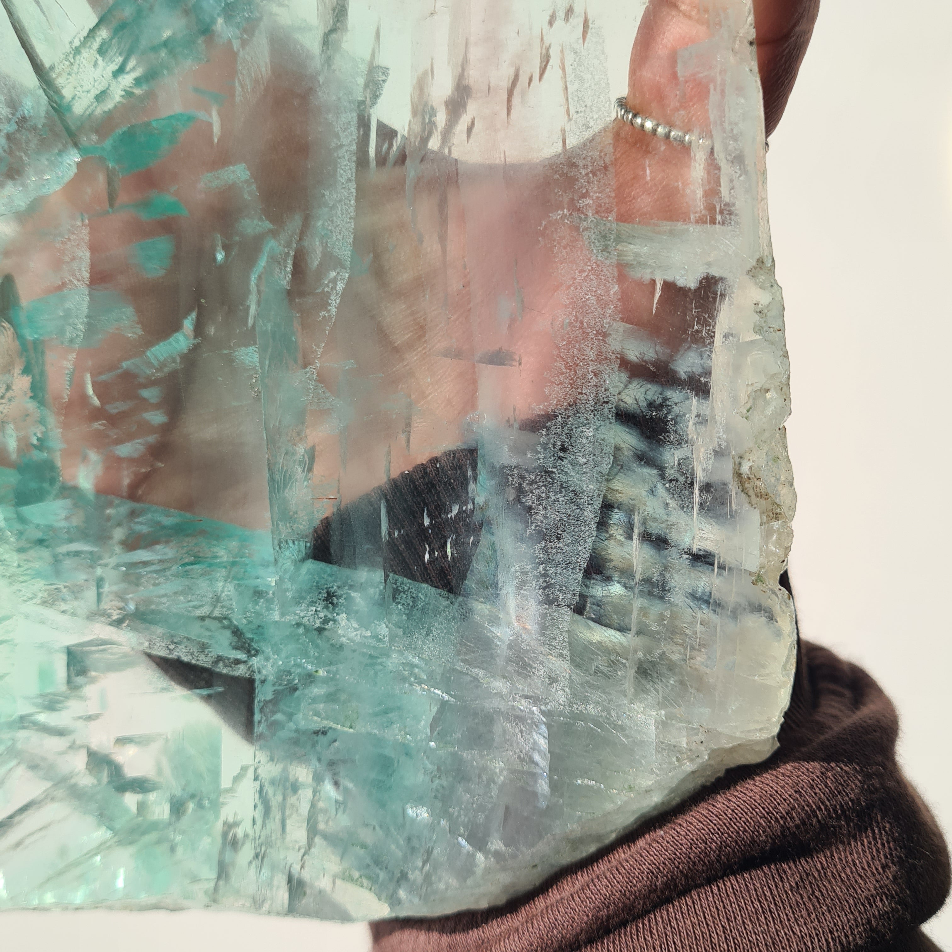 Fluorite Dream Portal On Custom Stand | 33 cm tall with stand