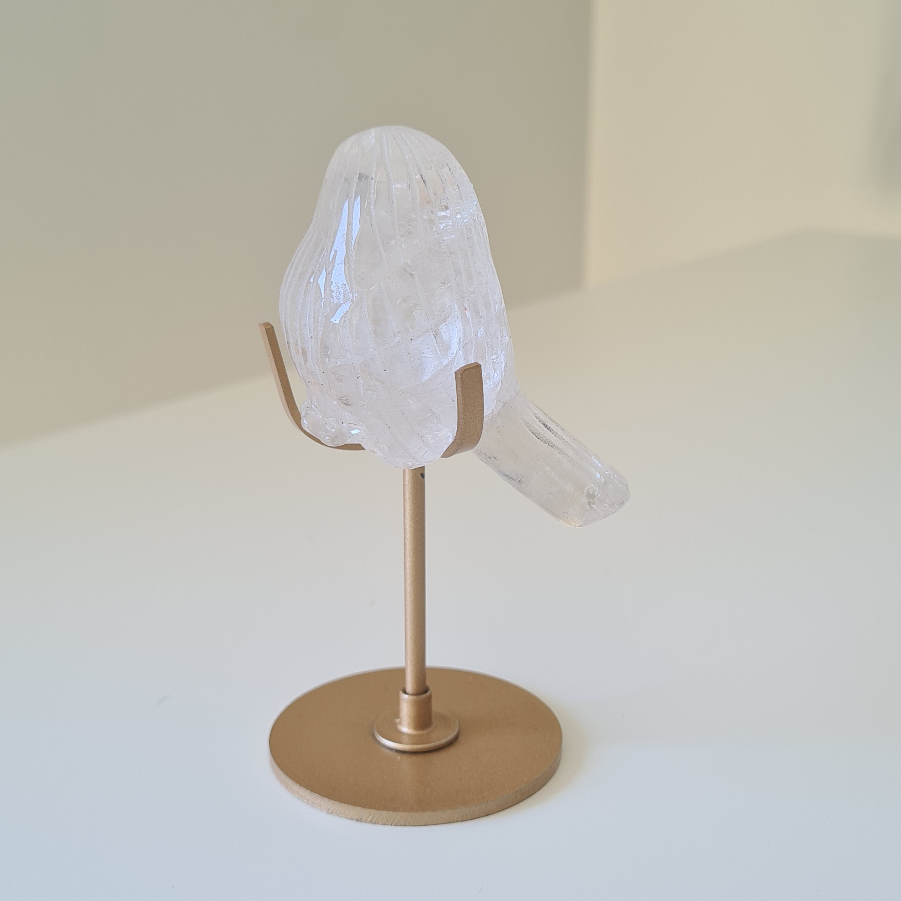 Quartz Bird 🐦 On Stand | Small