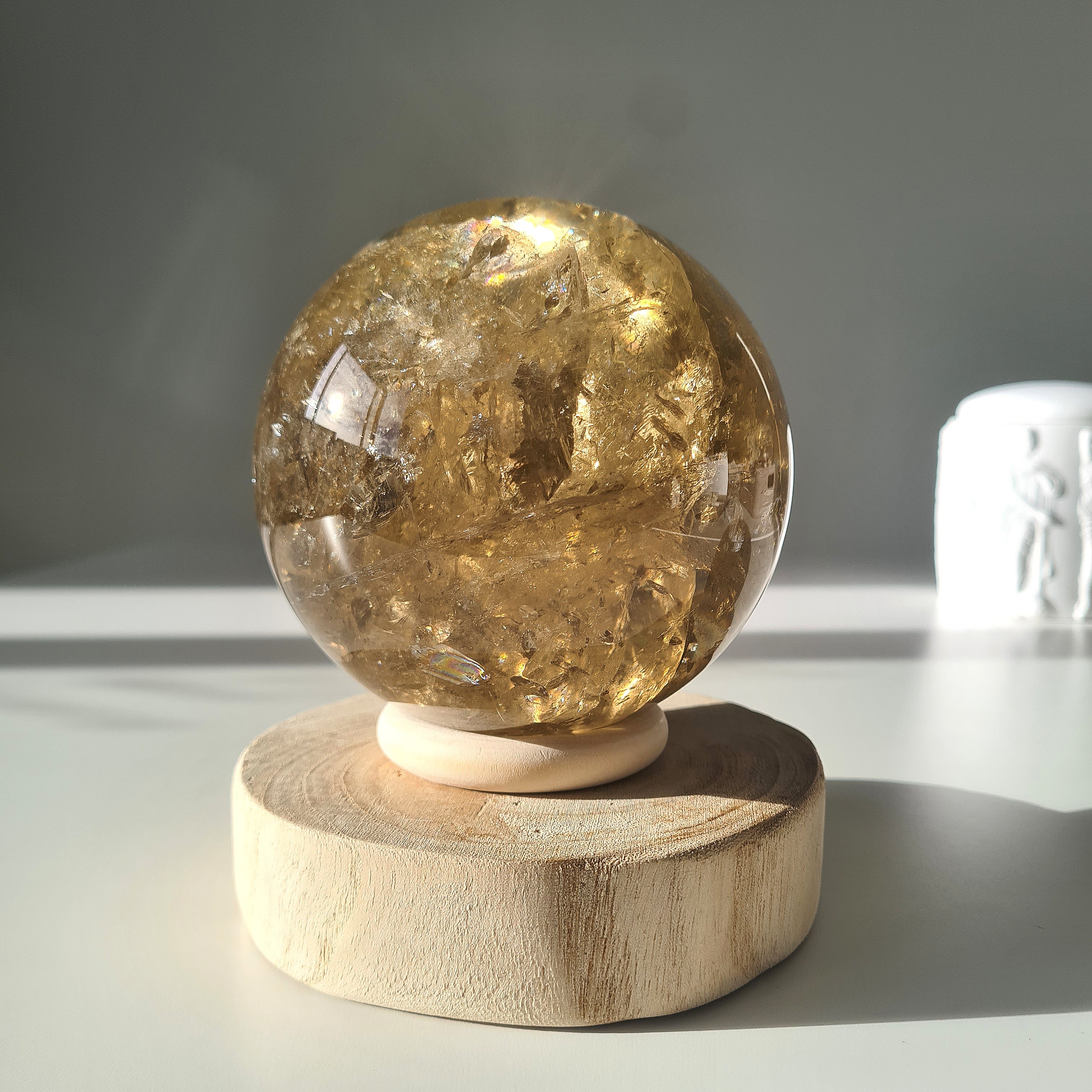 Citrine Sphere | Abundance, Forture & Joy | A Collector’s Piece | 1.5 kg