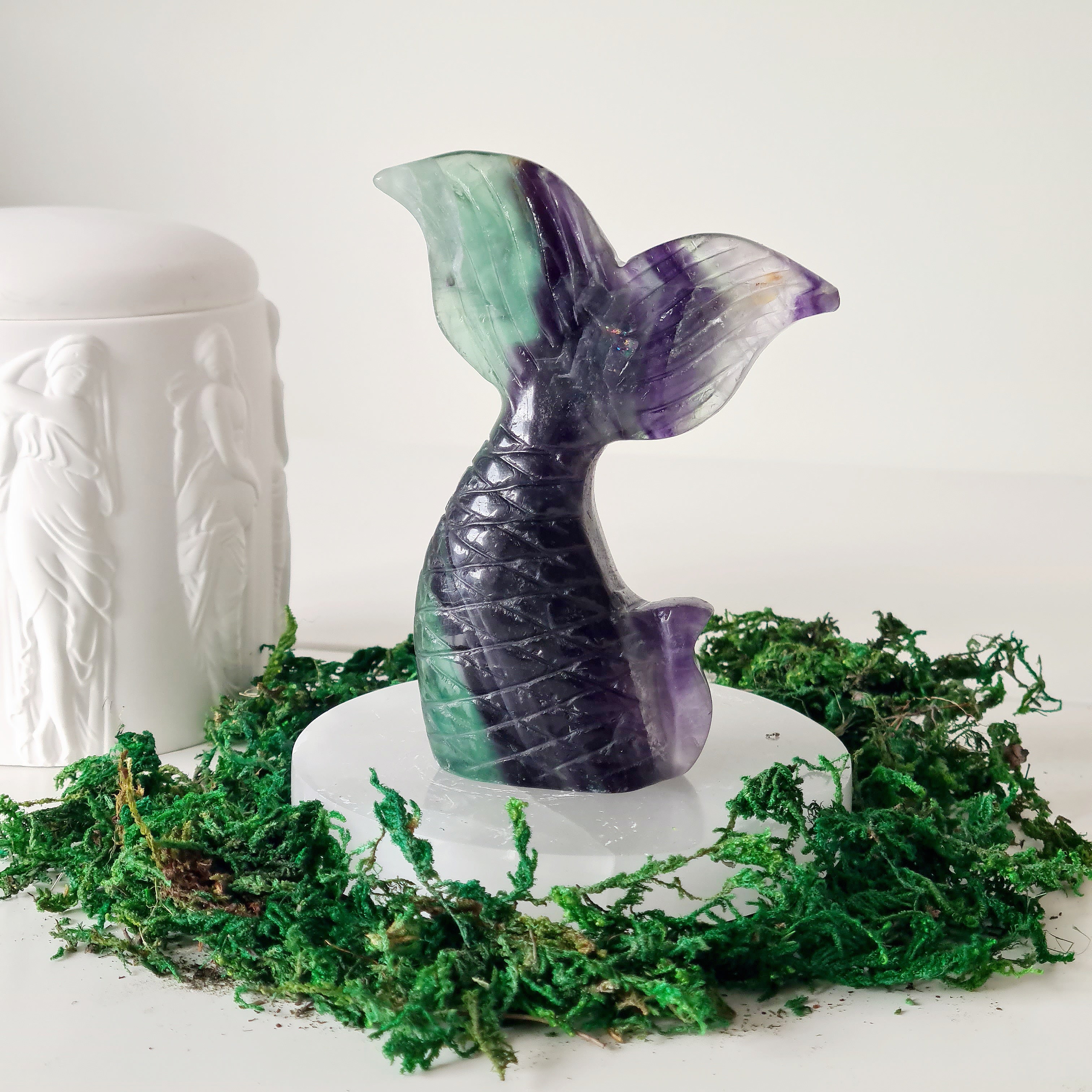Siren & Mermaid Tail | C | Fluorite