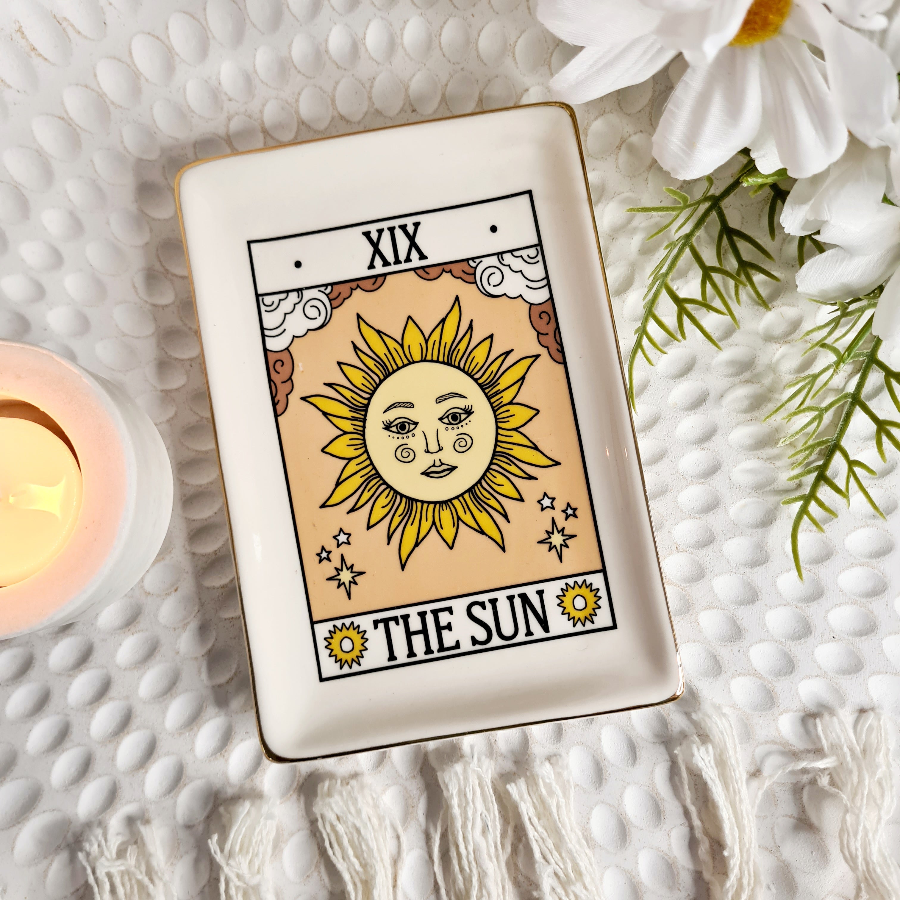 The Sun Vintage Tarot Trinket Dish ☀️