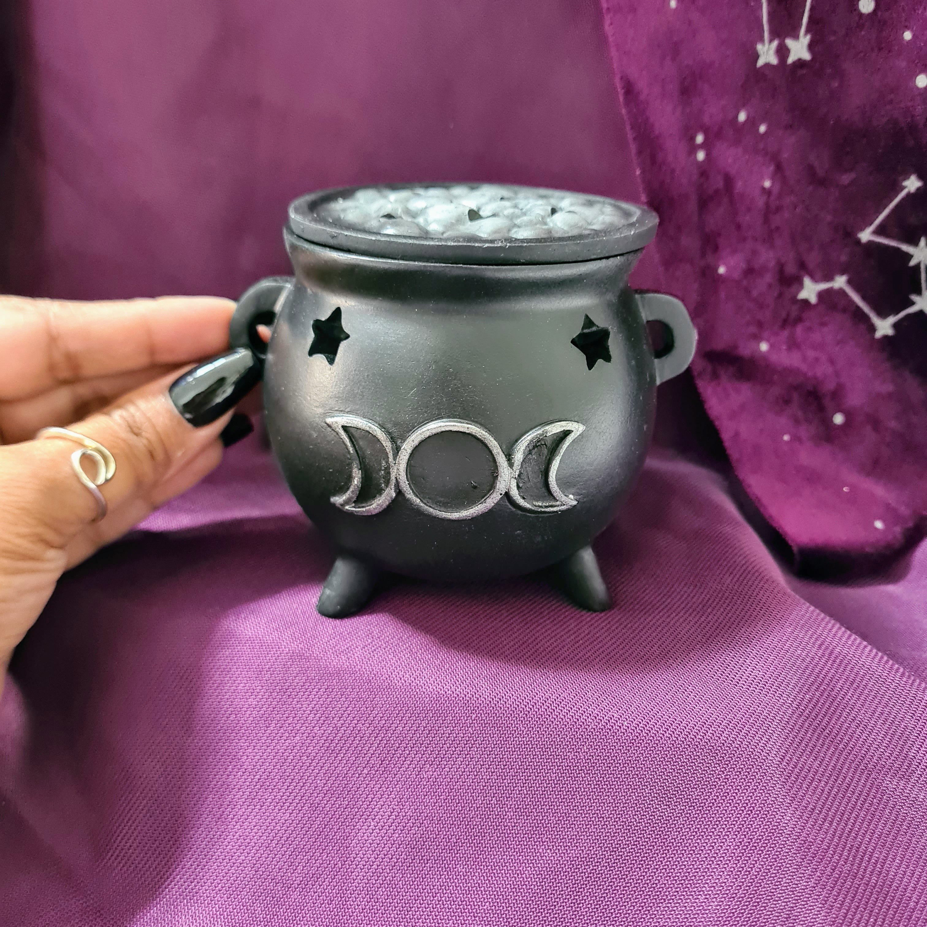 Cauldron Incense Cone Holder