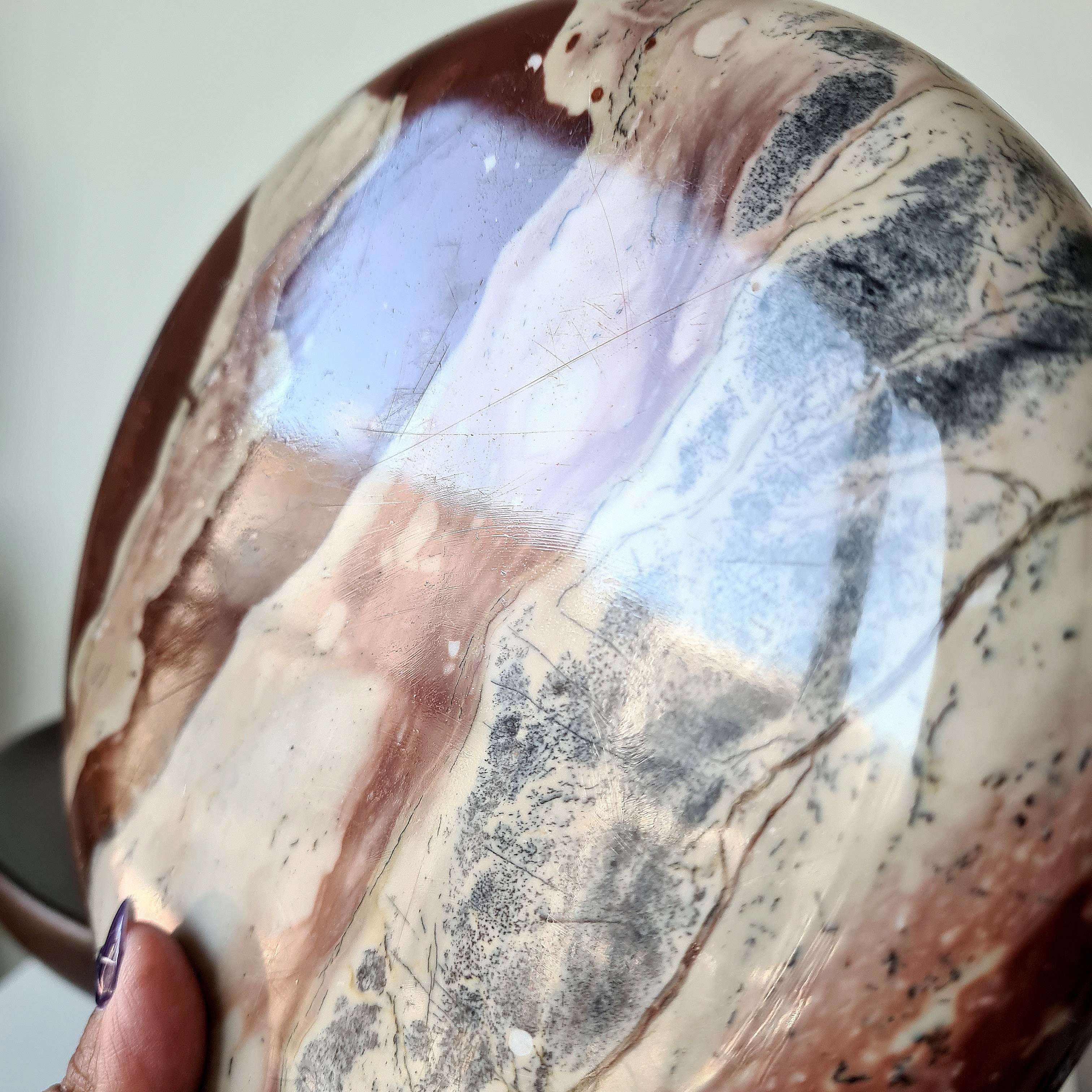 Picture Jasper Plate with stand