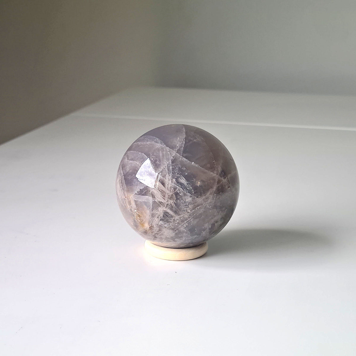Blue Rose Quartz Crystal | Piece D | 6.3 cm