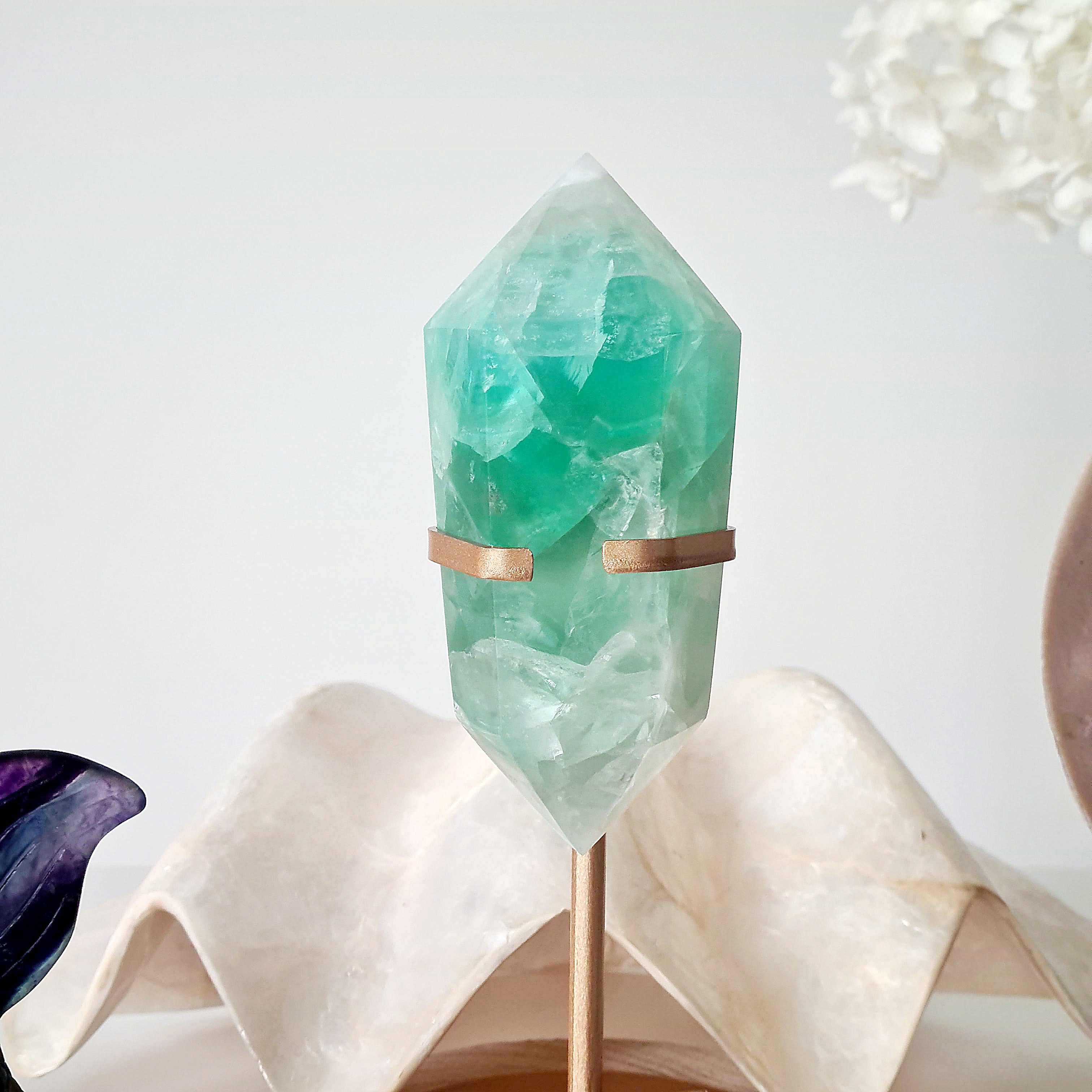 Fluorite DT with stand | B | 328 g | 10.5 cm