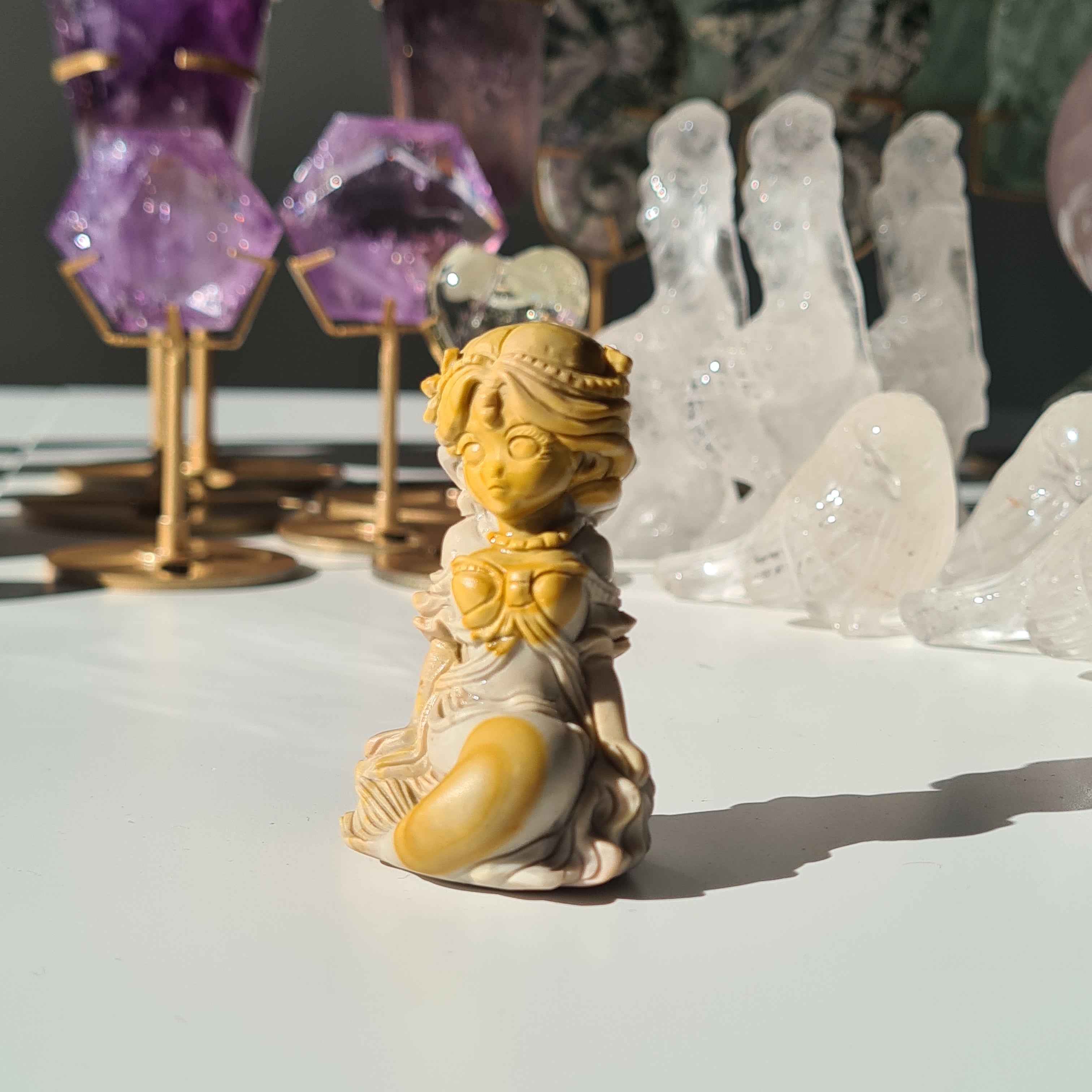 Alashan Agate Princess Carving |  Small Size | 5.8 cm