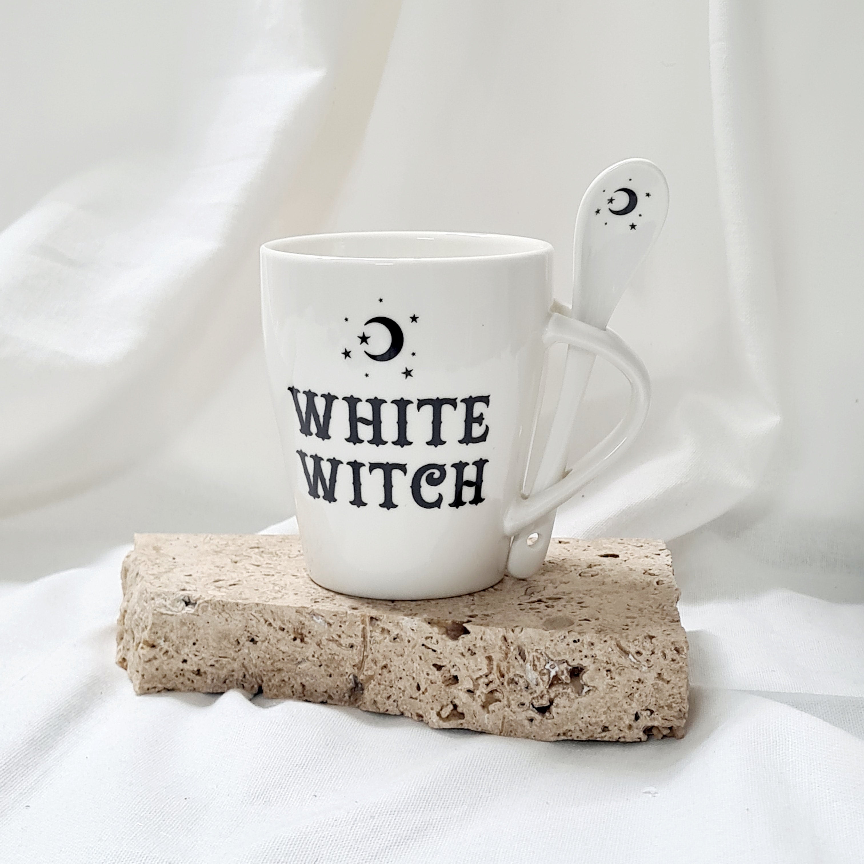 White Witch Mug & Spoon