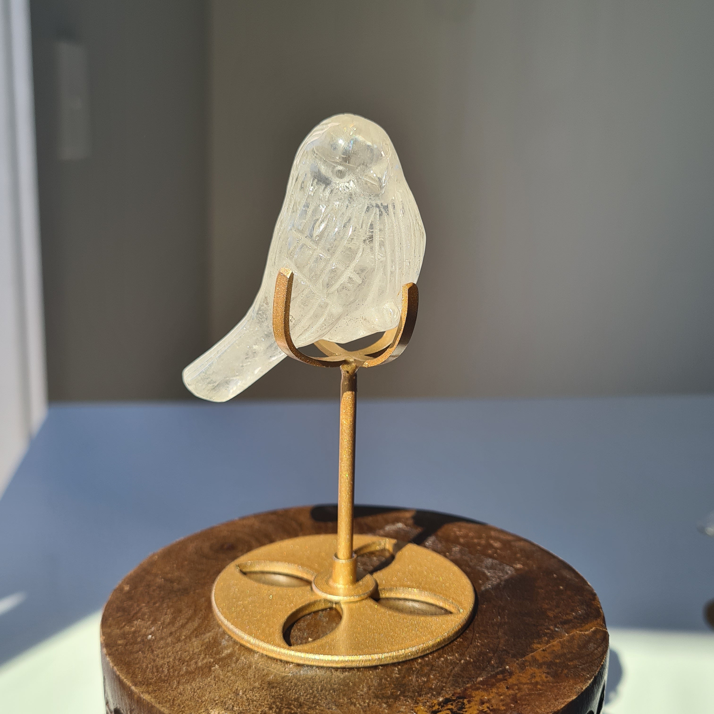 Quartz Bird 🐦 On Stand | Appx 6.5 cm