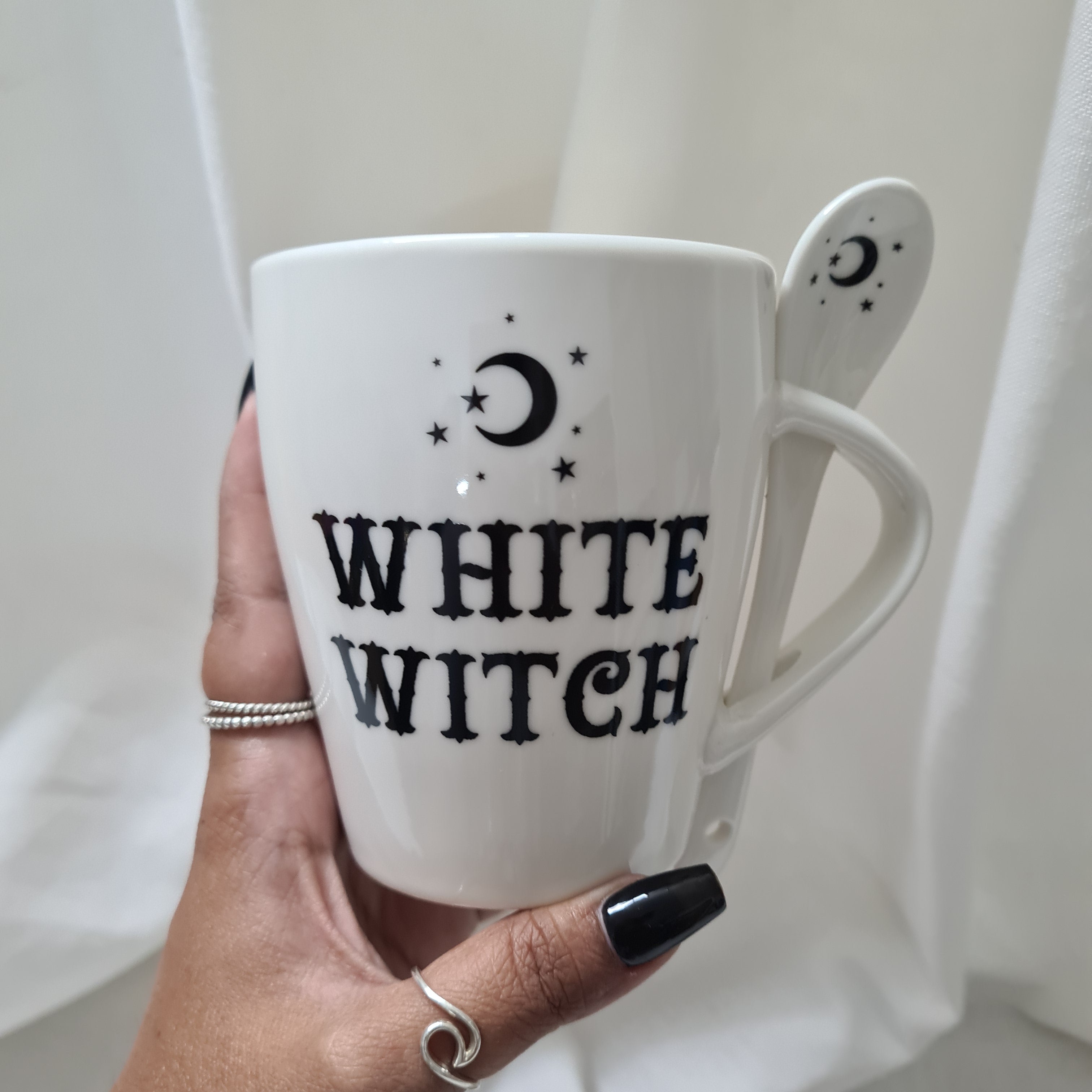 White Witch Mug & Spoon