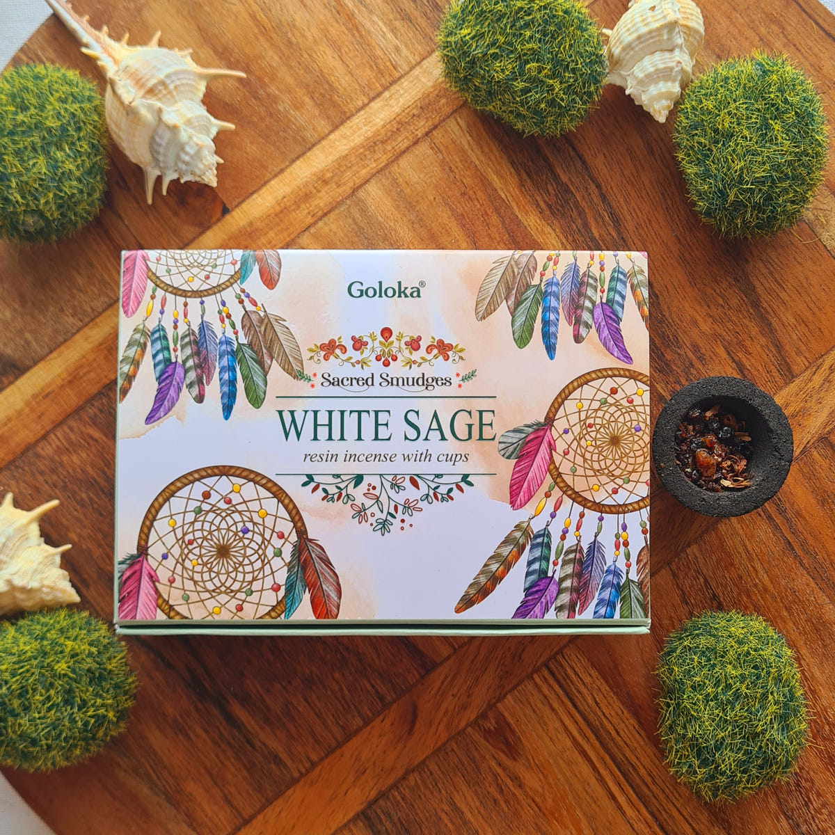 White Sage Smudge Cup 6 Pack