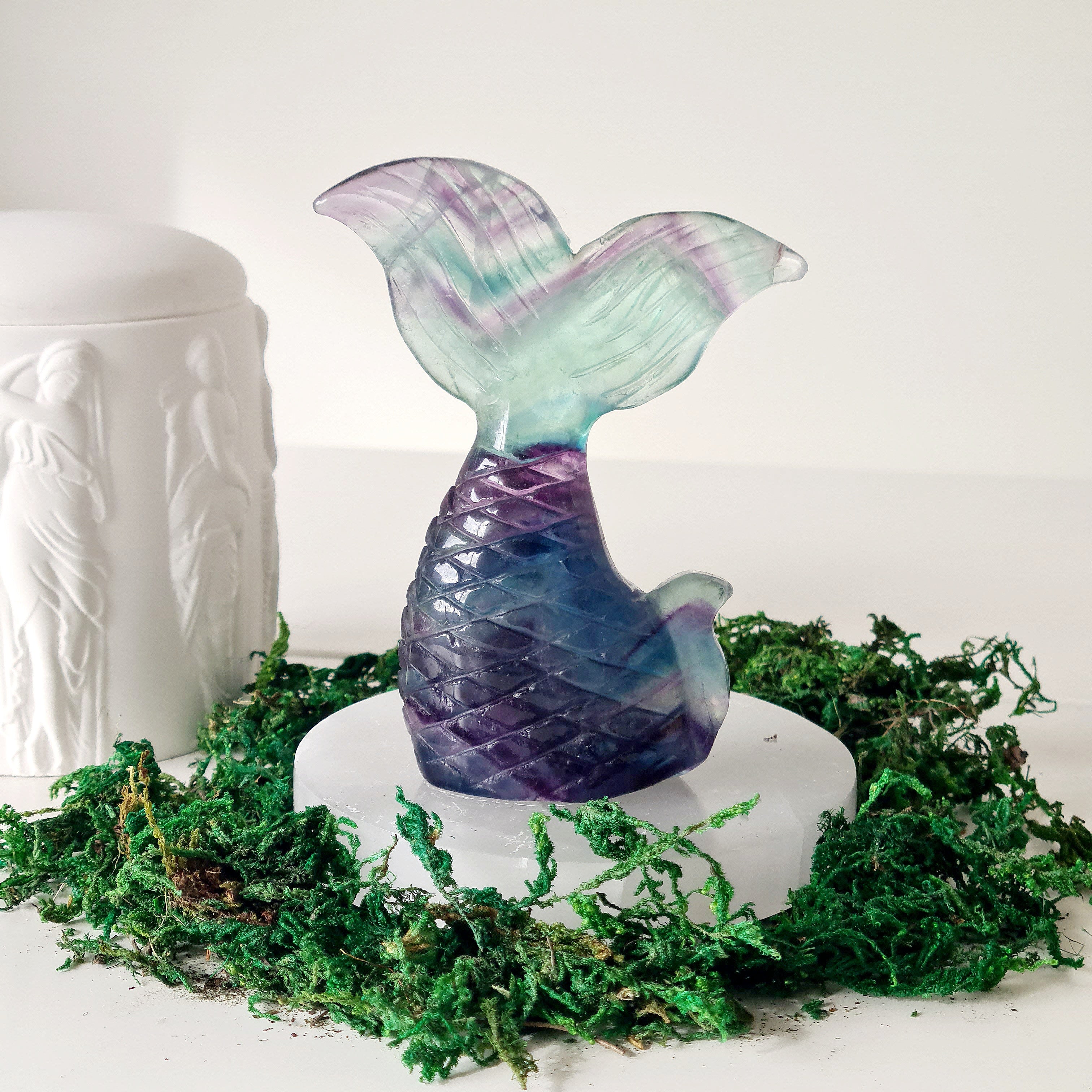 Siren & Mermaid Tail | I | Fluorite
