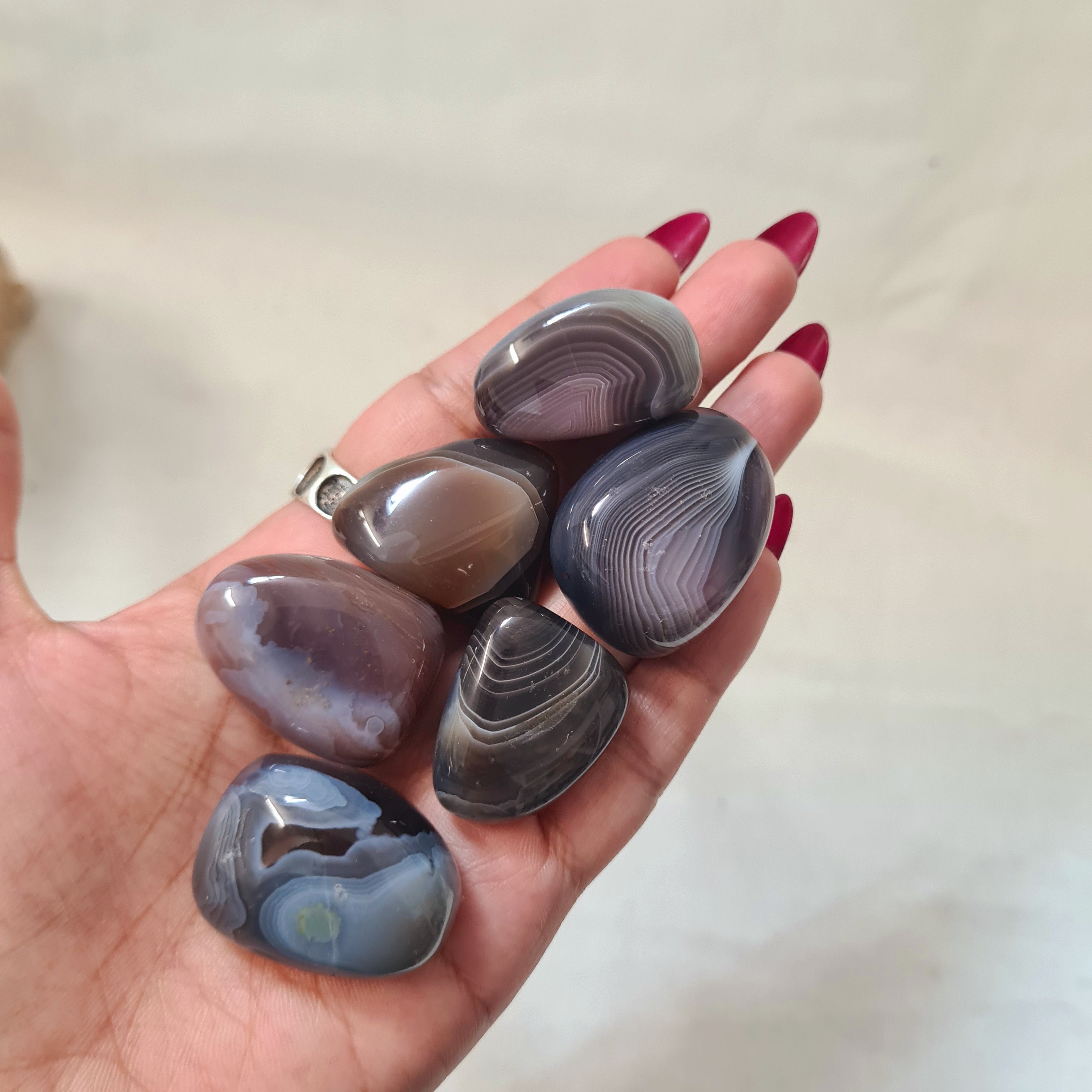 Botswana Agate Tumble | 1 Piece | 2 cm