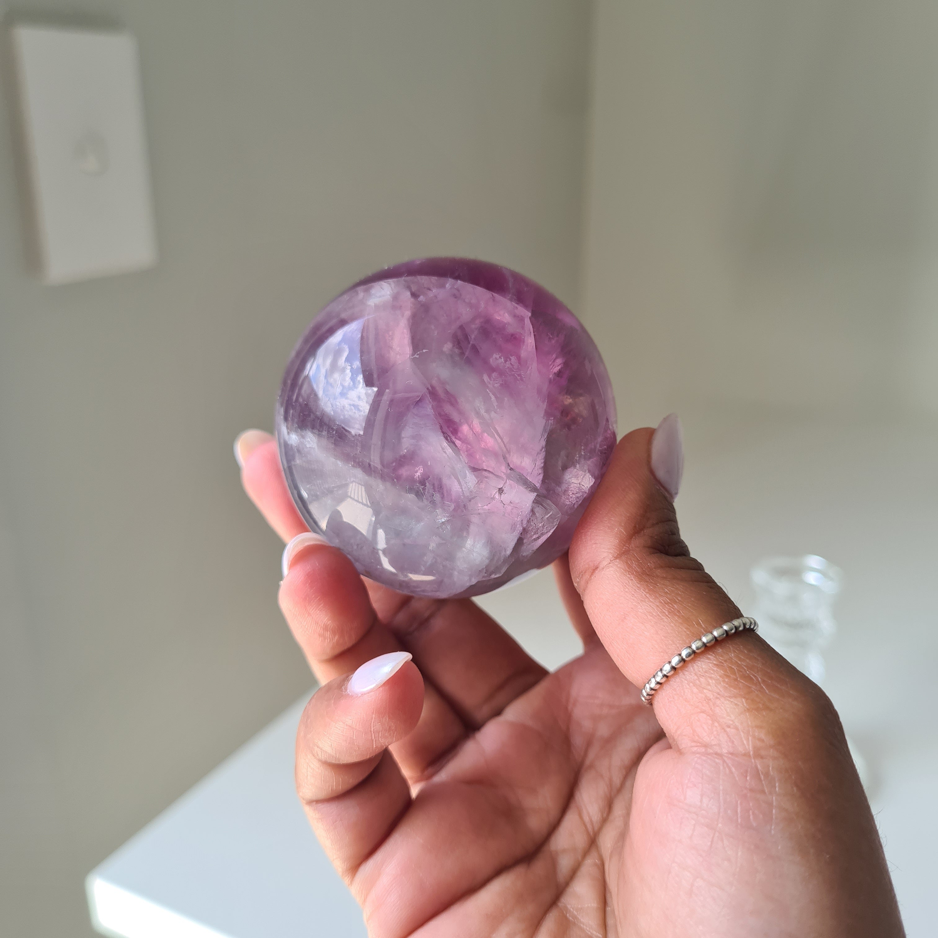 Intergalactic Fluorite with stand | h | 5.4 cm
