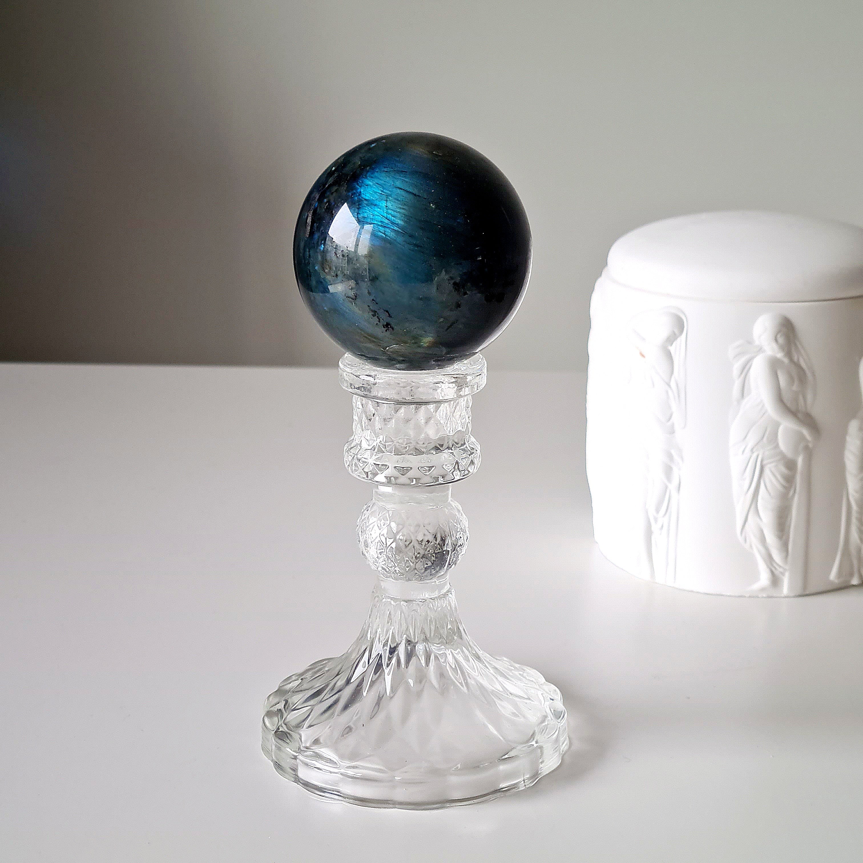 Labradorite Sphere With Stand | D