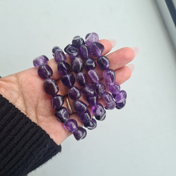 Amethyst Bracelet~ dark purple