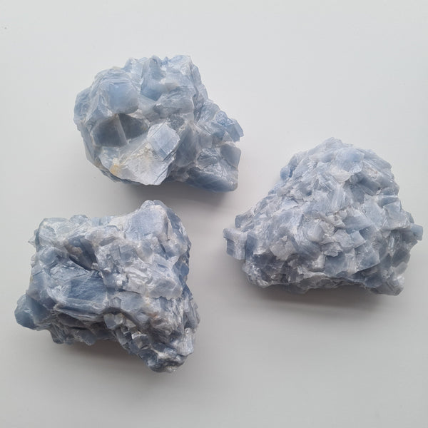 Blue calcite Large Raw