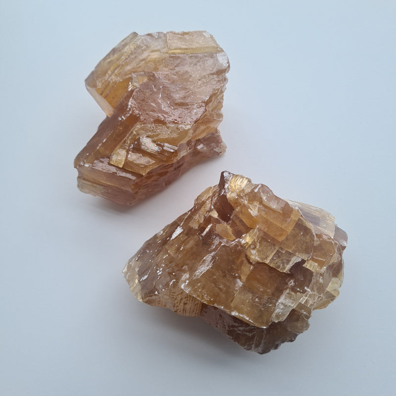 Honey calcite Large Raw