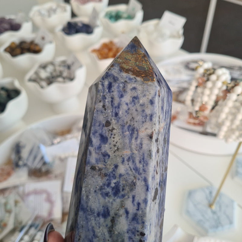MS165 Sodalite Tower 30cm Tall