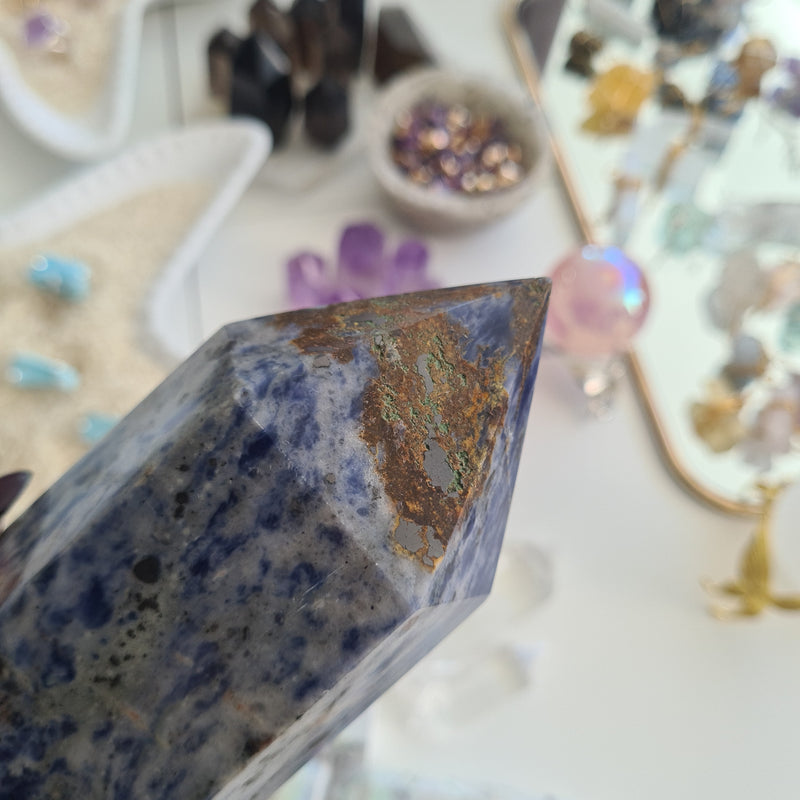 MS165 Sodalite Tower 30cm Tall