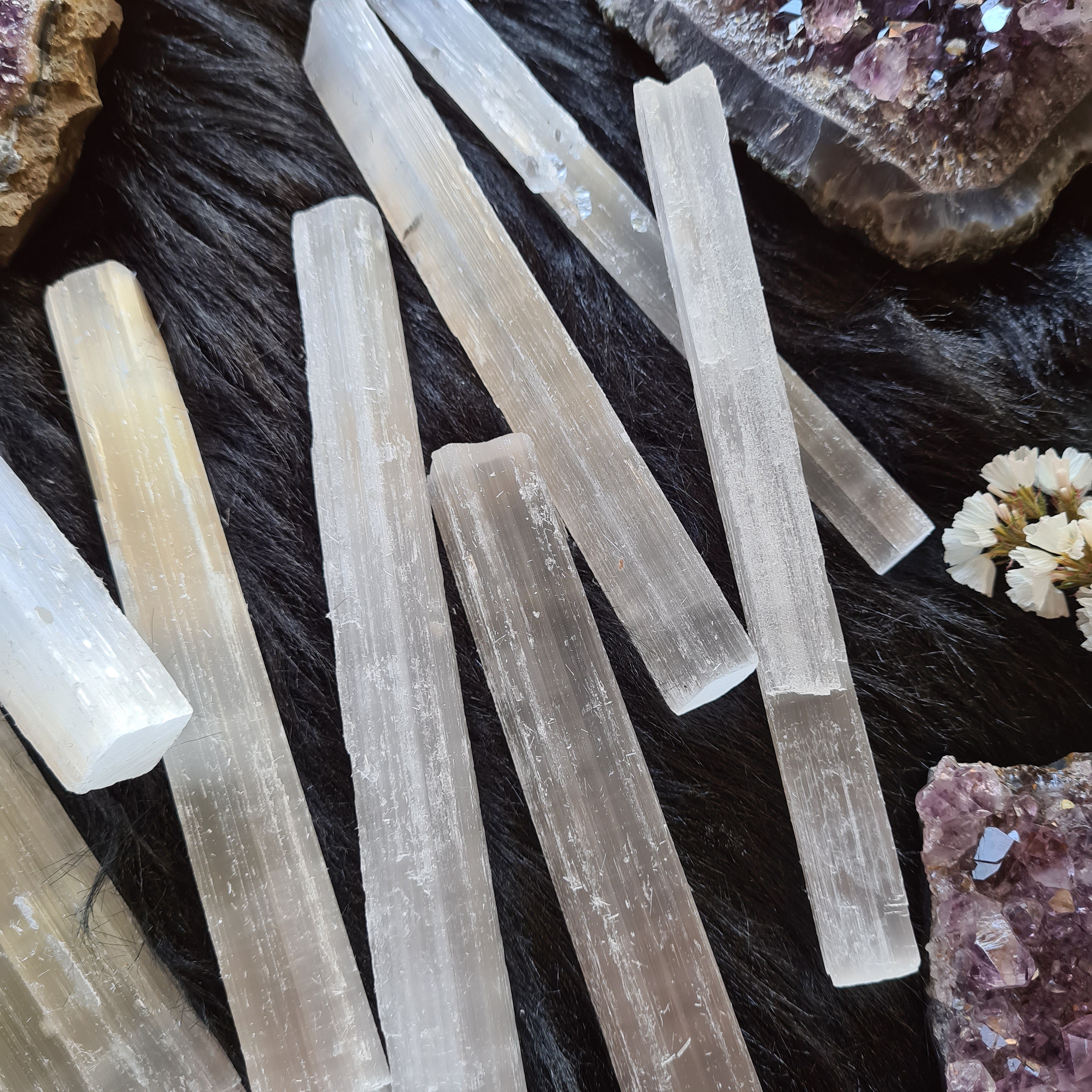 Selenite Beam | Thin & Long | Appx 20 cm