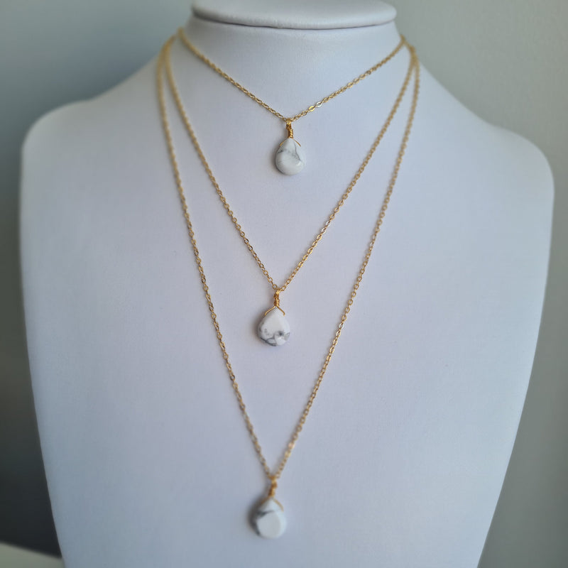 Howlite Necklace ~ Relax, Revive & Get your mojo back