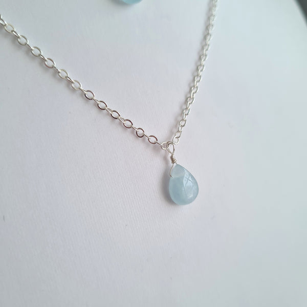 Aquamarine Necklace ~ Peaceful energy