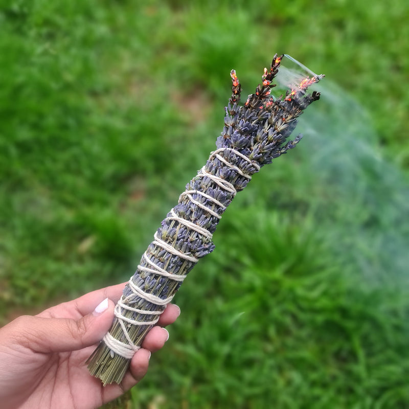 'Bad Juju Be Gone' Organic Lavender Smudge Stick