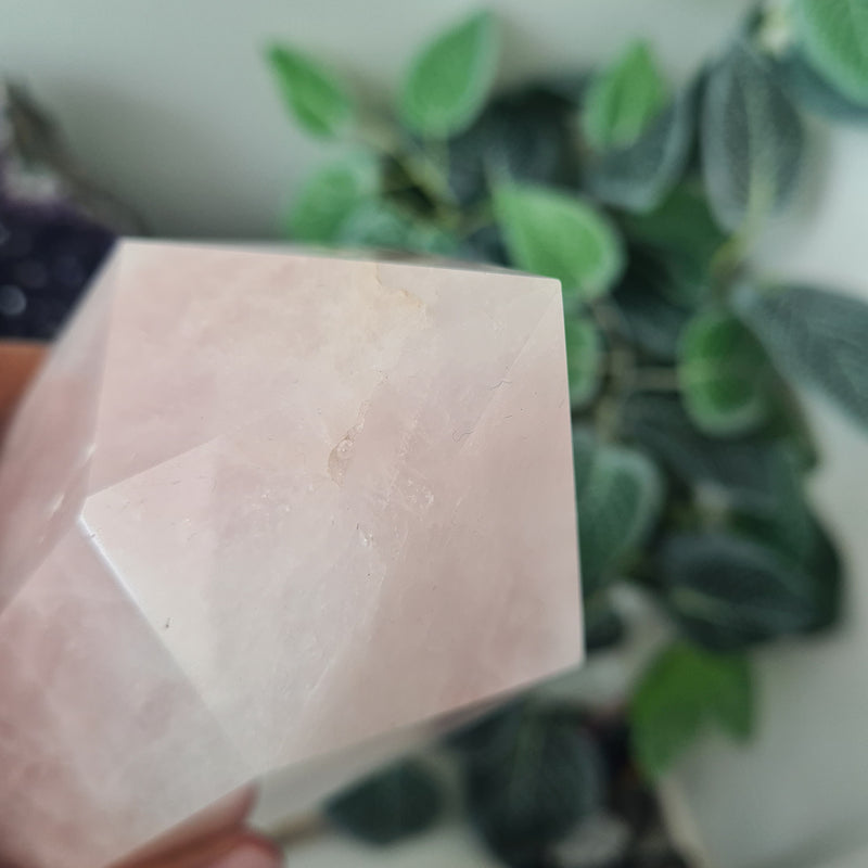 Rose Quartz Tower 24.5cm Tall