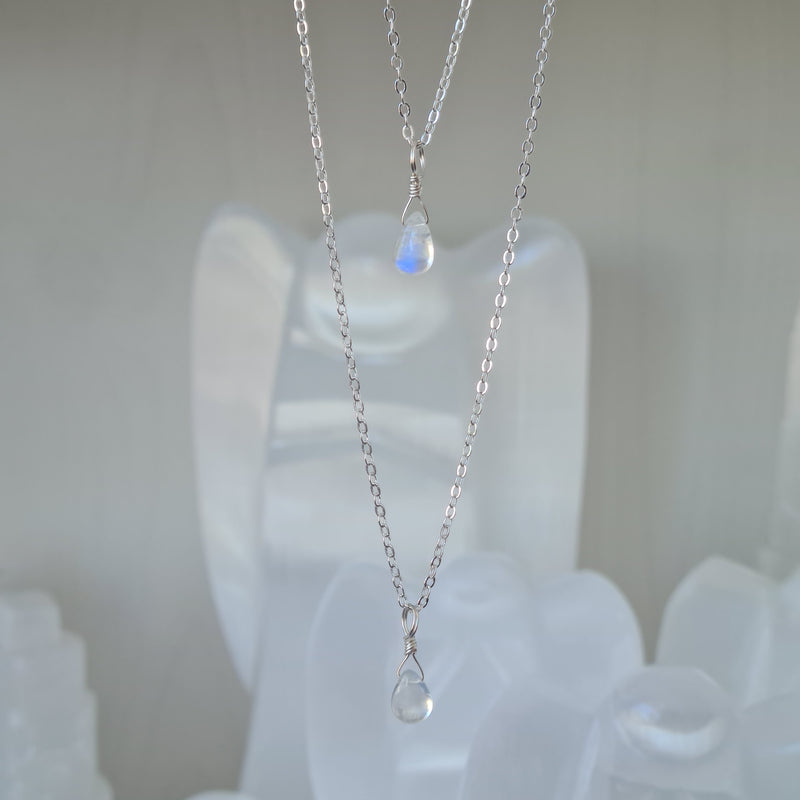 Moonstone Necklace ~ Deep Healing & Growth (Silver)
