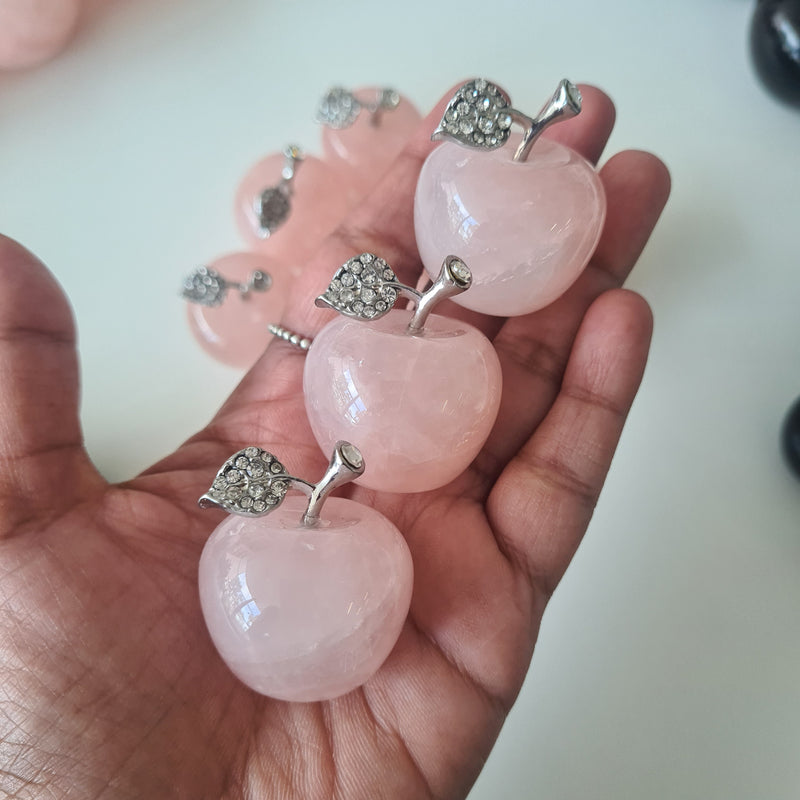 Rose Quartz Apple ~ Small