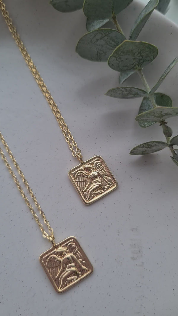 Guardian Angel Necklace~ Gold